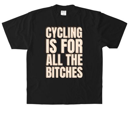 Indoor Cycling, a Black Heavyweight Garment Dye Tee