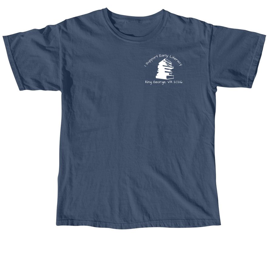 Imagination Library of King George Fundraiser, a Midnight Comfort Colors Unisex Tee