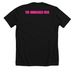 Unmasked Diva Signature Tee, a Solid Black Blend Premium Unisex Tee (back-view)