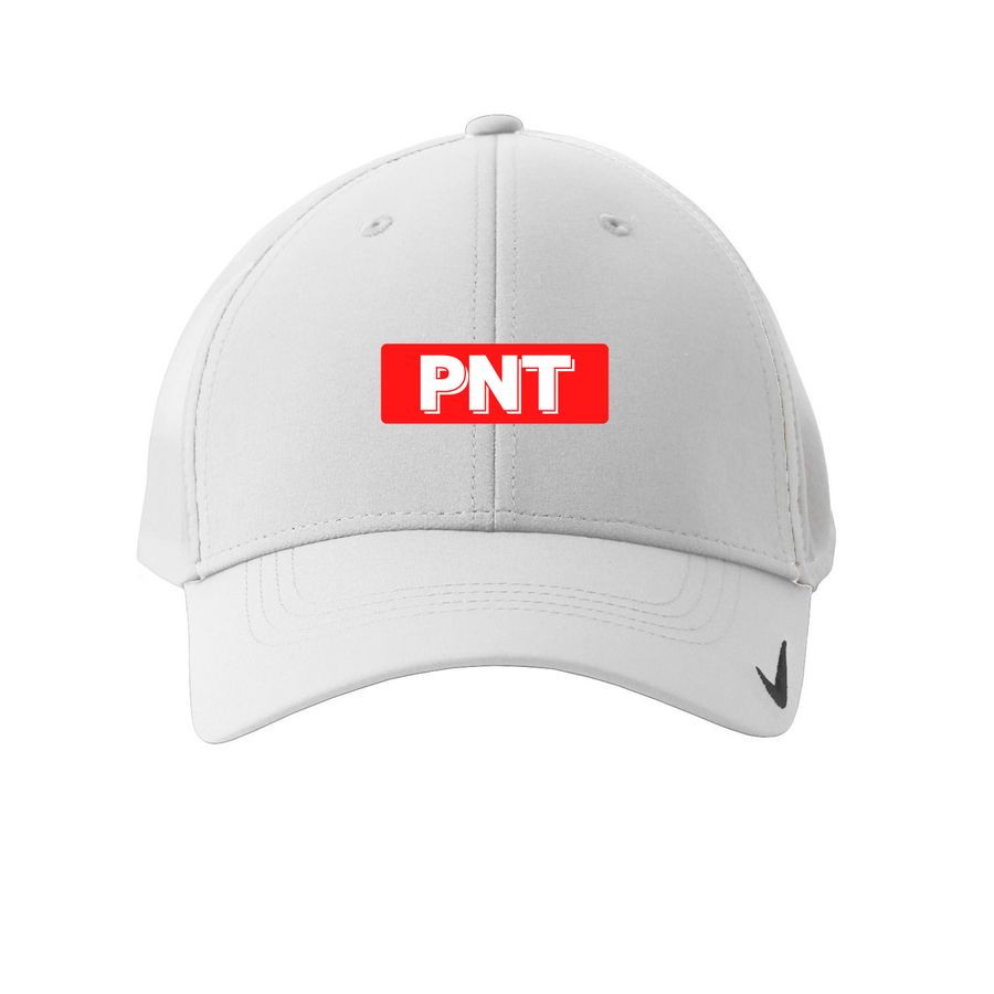 The Label Hat 2026, a White Printed Nike Dri-FIT Legacy Performance Cap