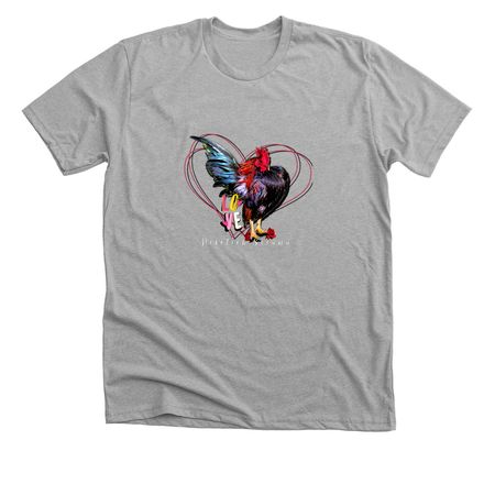 Serama Love #1, a Athletic Heather Premium Unisex Tee