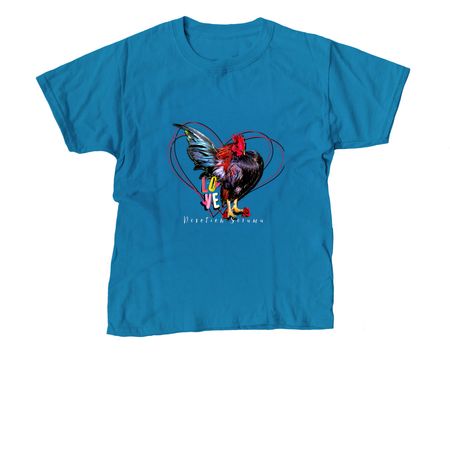 Serama Love #1, a Sapphire Youth Unisex Tee