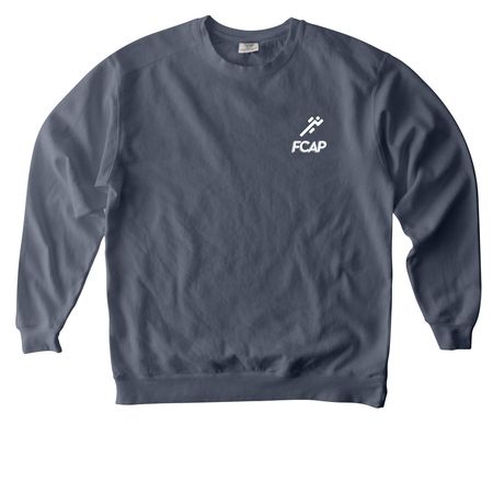 FCAP Classic Collection, a Denim Comfort Colors Crewneck Sweatshirt