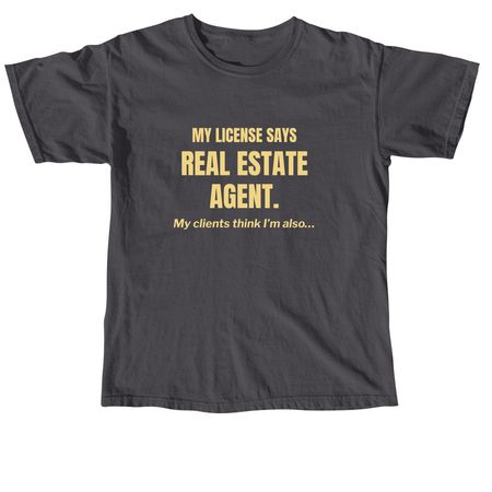 The Snarky Agent | Tees & Sweatshirts, a Graphite Comfort Colors Unisex Tee