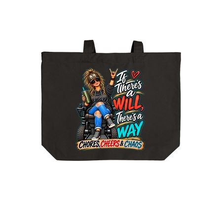 Don't give up&nbsp;, a Deep Black Cotton Canvas Tote Bag (back-view)