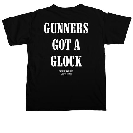 GLOCKTON&nbsp;, a Black Comfort Colors Unisex Tee (back-view)