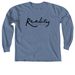 Reality Ministries Tee, a Blue Jean Comfort Colors Long Sleeve Tee