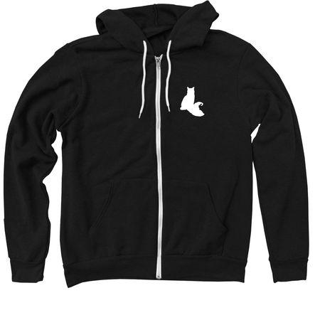 brewin up magic, a Black Zip Up Hoodie