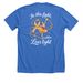 Lea's Light Dancer Tee, a Heather True Royal Premium Unisex Tee (back-view)