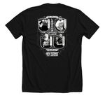 Class of 2026 Merch, a Solid Black Blend Premium Unisex Tee (back-view)