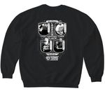 Class of 2026 Merch, a Black Softstyle Crewneck Sweatshirt (back-view)