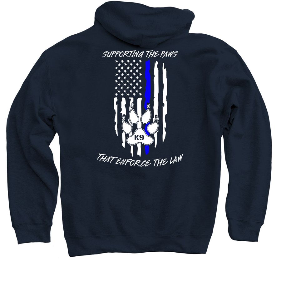 Supporting The Paws That Enforce The Laws T-Shirt Supporting The Paws That Enforce The Laws T-Shirt