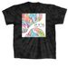 Side By Side - Tie Dye, a Black Classic Tie Dye Tee