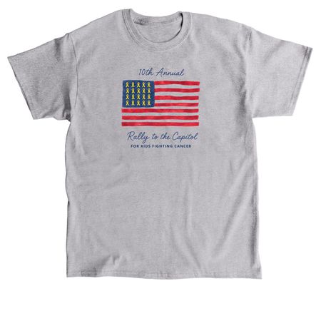 10th Annual Rally to the Capitol Flag, a Sport Grey Classic Unisex Tee