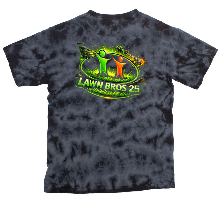 Mowing with Purpose, a Black Youth Crystal Tie Dye Tee