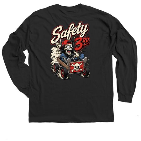 Safety 3rd, a Black Classic Long Sleeve Tee