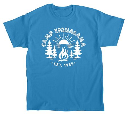 2026 Camp Shirt - White Print, a Sapphire Classic Unisex Tee