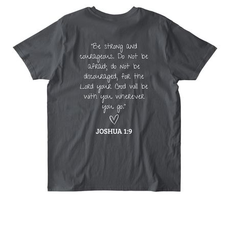 Team Char, a Anthracite Stanley/Stella Unisex Rocker Tee (back-view)