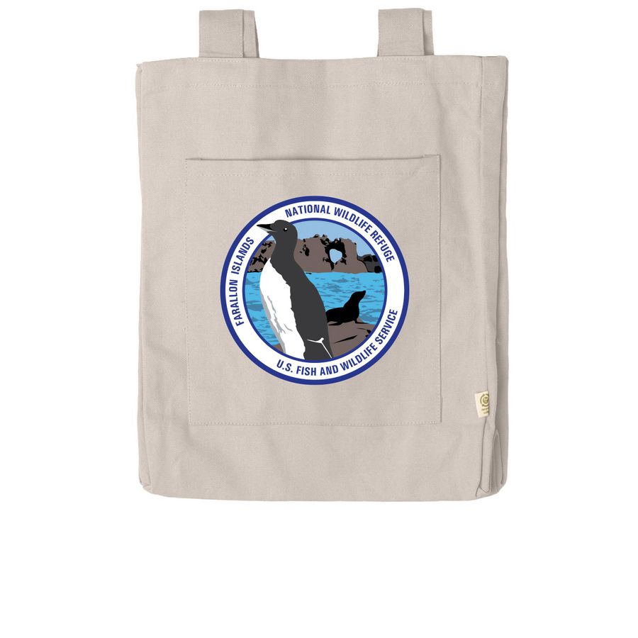 Farallon Islands NWR Tote, a Pumice Reclaimist Everywhere Tote Bag