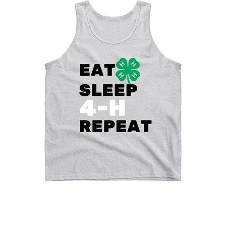 Eat, Sleep, 4-H, Repeat, a Sport Grey Classic Unisex Tank Top