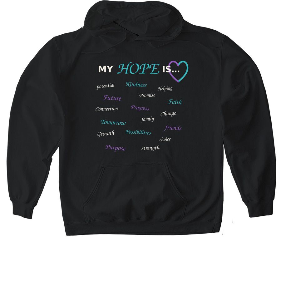 NAFI Suicide Awareness and Prevention Month&nbsp;, a Black Gildan Softstyle Pullover Hoodie