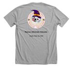 Fig & Chloe - Light Colors, a Athletic Heather Premium Unisex Tee (back-view)