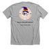 Fig & Chloe - Light Colors, a Athletic Heather Premium Unisex Tee (back-view)