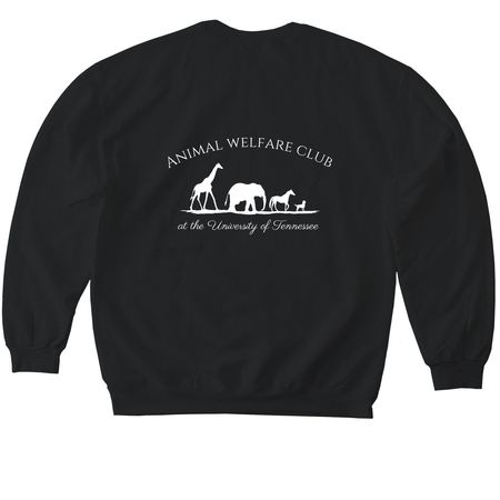 AWC Silhouette&nbsp; Merch, a Black Softstyle Crewneck Sweatshirt