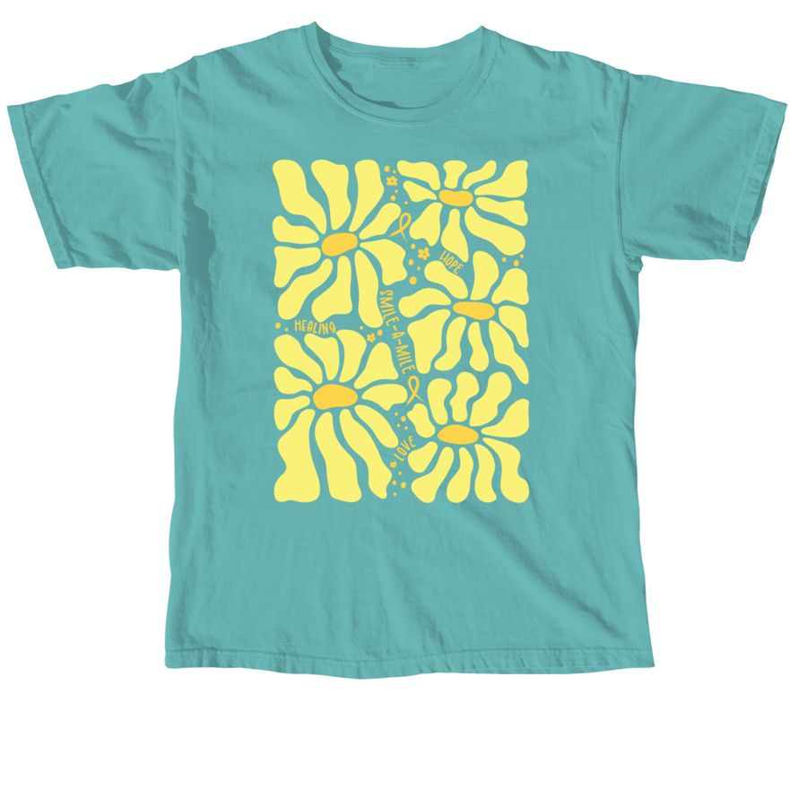 September Shirt - 2025 Throwback, a Seafoam Comfort Colors Unisex Tee