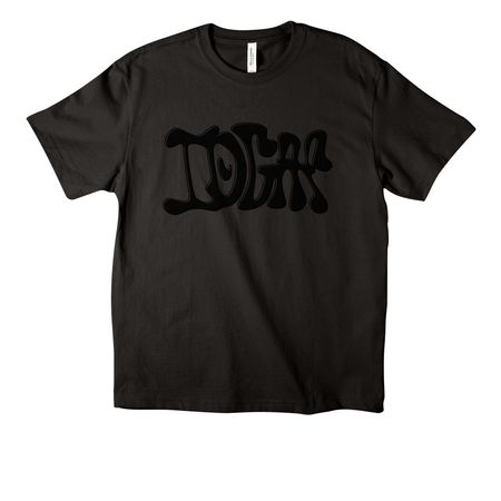 IDGAF (black)&nbsp;, a Black Unisex Heavyweight Tee