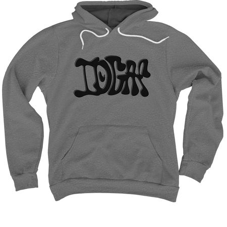 IDGAF (black)&nbsp;, a Deep Heather Premium Pullover Hoodie