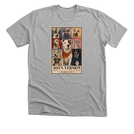 405's Version, a Athletic Heather Premium Unisex Tee