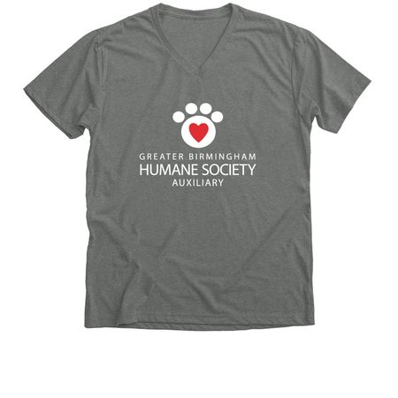 GBHS Auxiliary Shirt, a Deep Heather Premium V-Neck Tee
