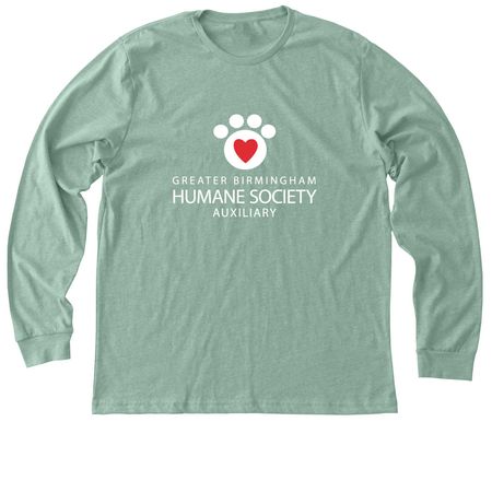 GBHS Auxiliary Shirt, a Heather Dusty Blue Premium Long Sleeve Tee
