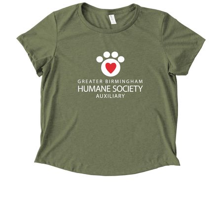 GBHS Auxiliary Shirt, a Olive You Green Allmade Eco Triblend Women?s Scoop Neck Tee
