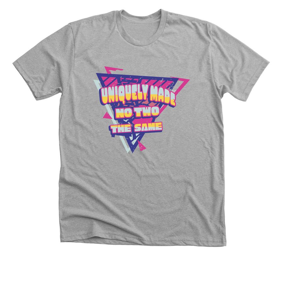 Retro Unique Tees, a Athletic Heather Premium Unisex Tee