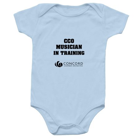 Musician in Training Onesie, a Light Blue Infant Onesie