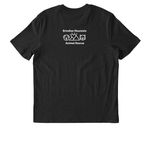 I like my animals, a Dark Heather Grey Stanley/Stella Unisex Creator 2.0 Tee (back-view)