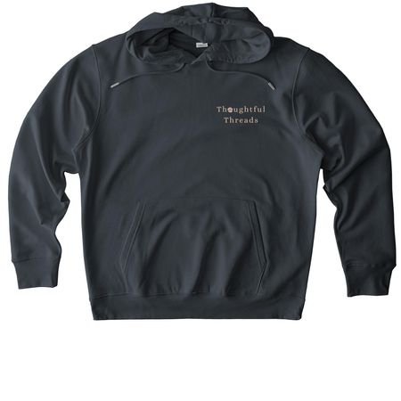 Thoughtful Threads, a India Ink Grey Stanley/Stella Unisex Cruiser 2.0 Pullover Hoodie