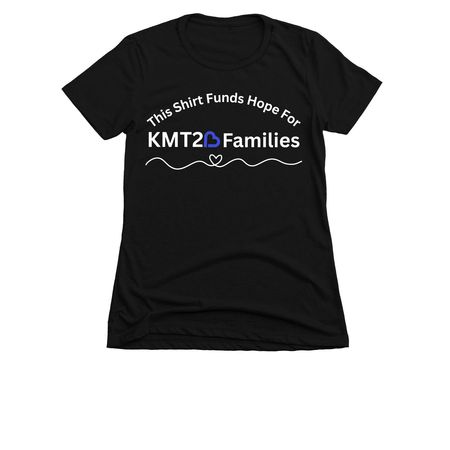 KMT2B Dystonia Foundation, a Black Women's Slim Fit Tee