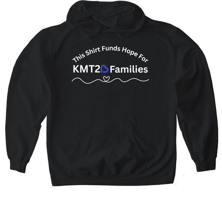 KMT2B Dystonia Foundation, a Black Gildan Softstyle Pullover Hoodie
