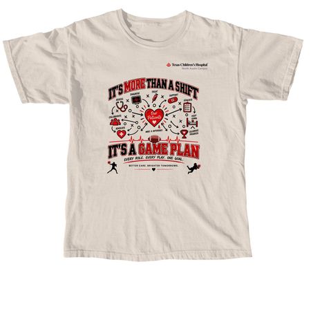 FOOTBALL SEASON IS HERE, a Ivory Comfort Colors Unisex Tee