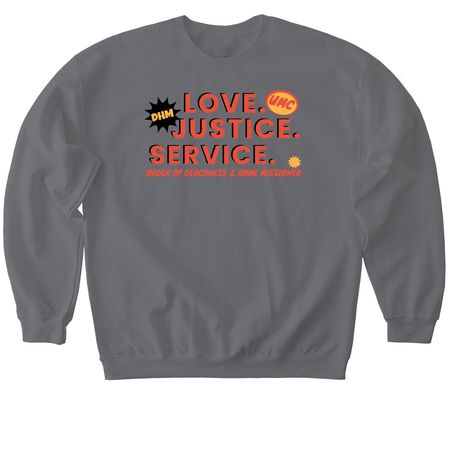 Moving for the Movement 2026, a Charcoal Softstyle Crewneck Sweatshirt