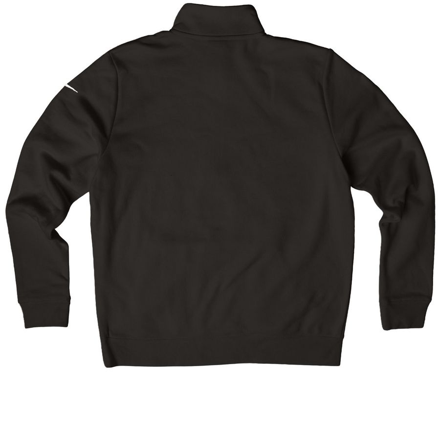 Ram Sport, a Black Nike Women's Club Half Zip Pullover (back-view)