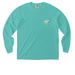 Cheer Mom, a Chalky Mint Comfort Colors Long Sleeve Pocket Tee