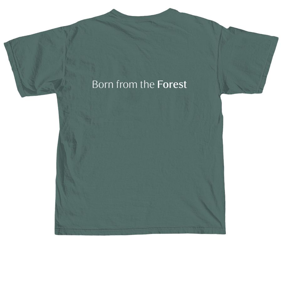 Forest Millwork, a Blue Spruce Comfort Colors Unisex Tee (back-view)