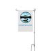 Mirror Lake merchandise, a White 12" x 18" Yard Flag with Stake