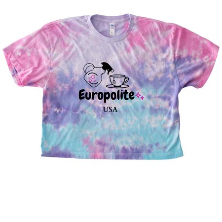 In Our Freedom Era, a Cotton Candy Women's Tie Dye Cropped Tee