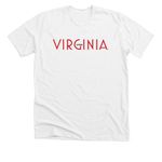 Virginia Living's Tee?Duke, a Solid White Blend Premium Unisex Tee (back-view)