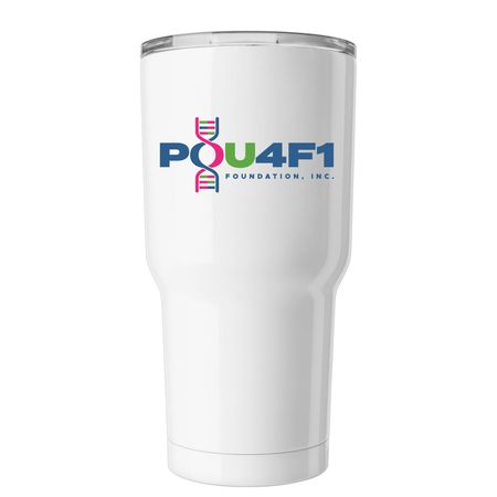 Tumbler with Logo, a White Insulated Tumbler